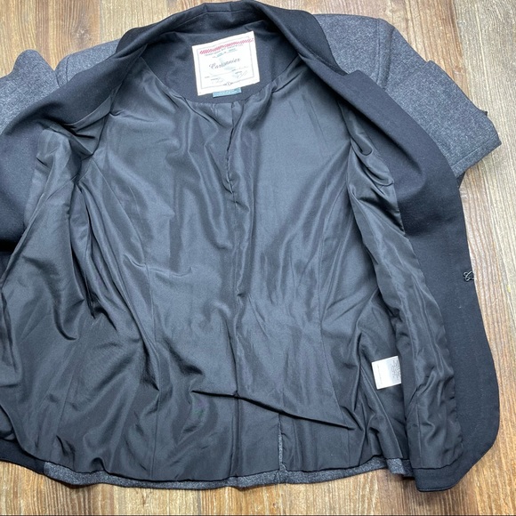 Anthropologie Cartonnier Gray Blazer Jacket Size 8 - Picture 7 of 11